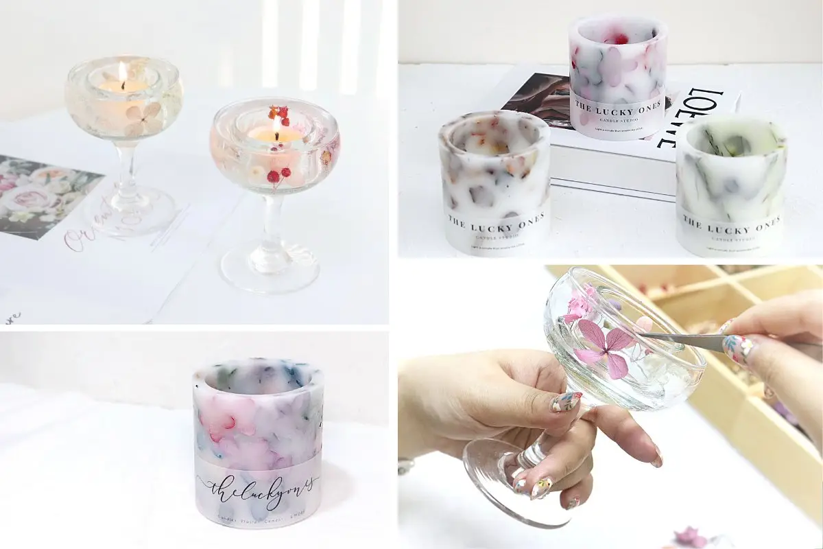 The Lucky Ones Candle Studio 【文青森系香氛蠟燭】乾花透光/果凍燭台工作坊 1