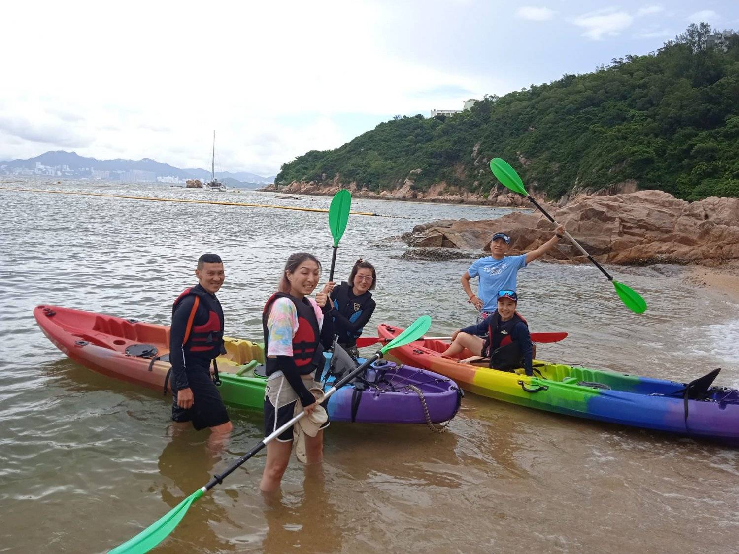 Cheung Chau Kayak Rental - J&J Water Sports Center 【長洲】四小時水上活動任玩體驗 (包SUP/Kayak/浮墊/沙灘網球) 5