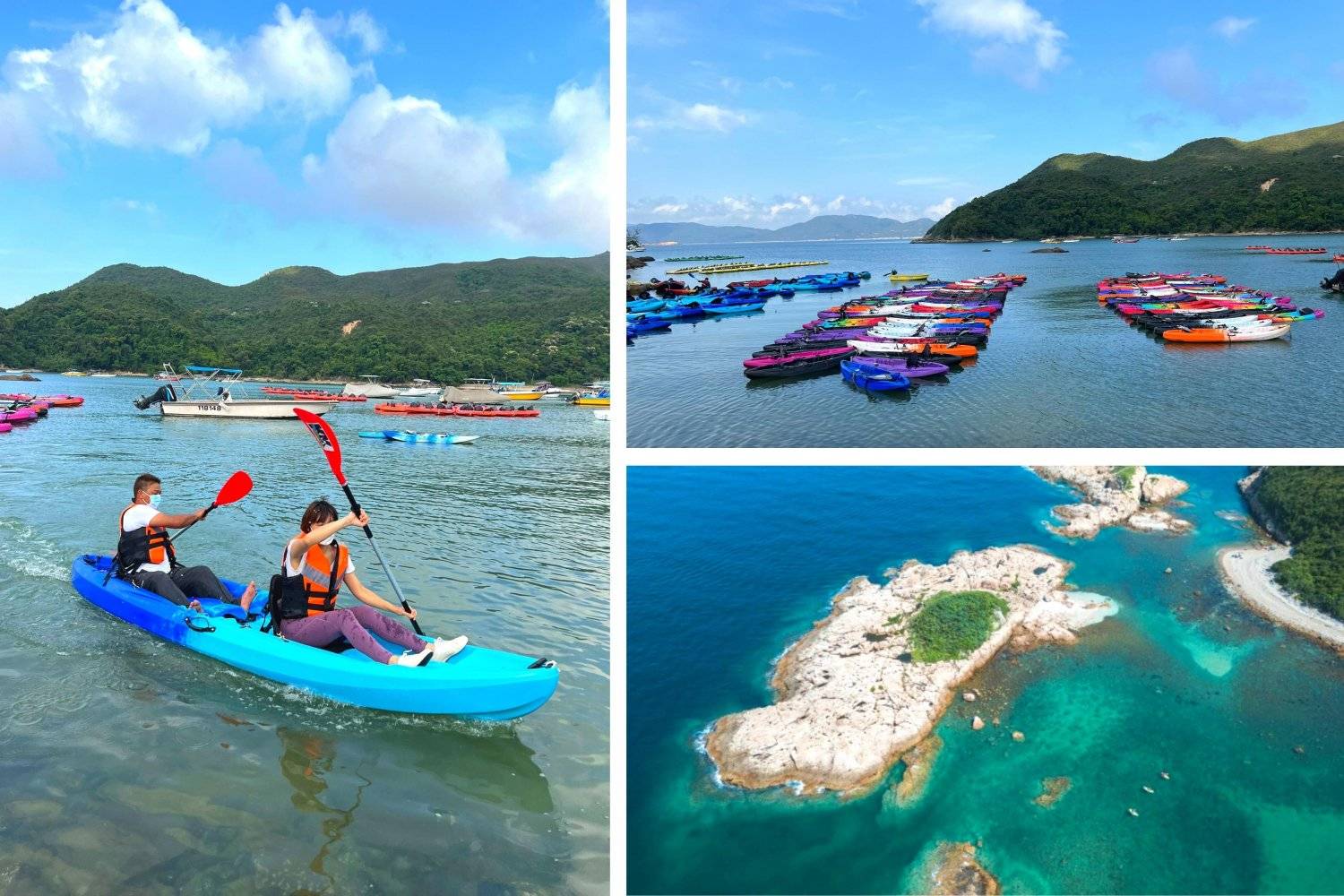 KK獨木舟 【Sai Kung】Single/ Double kayak rental Green Egg Island) 1