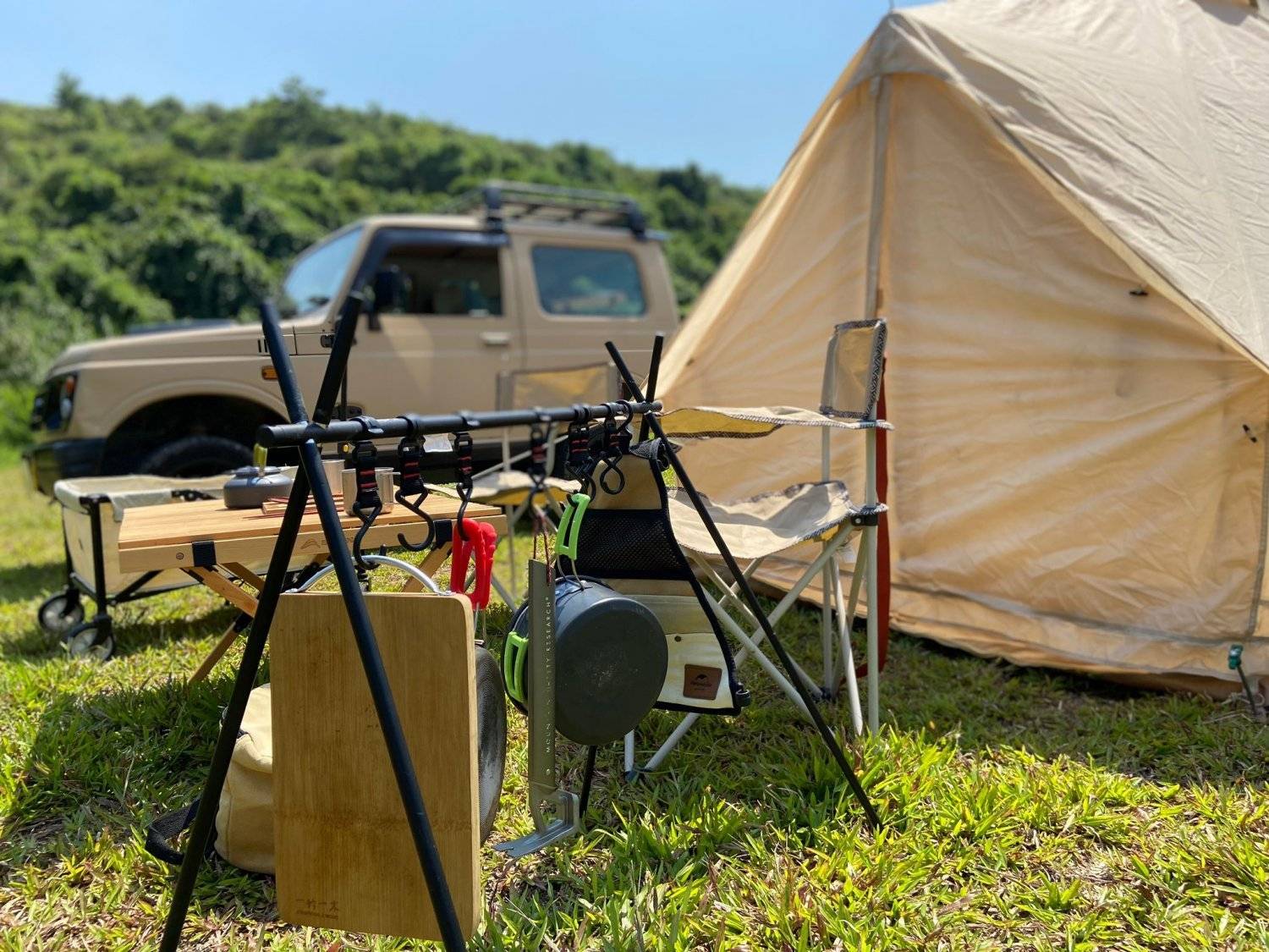 Aqualand Camping 夏威夷風營地 | 上水露營·雙魚河日營·寵物友善營區 【日營營地之選】全新夏威夷風Aqualand Camping 汽車露營/日營露營 (自攜營帳/租用營帳) 1